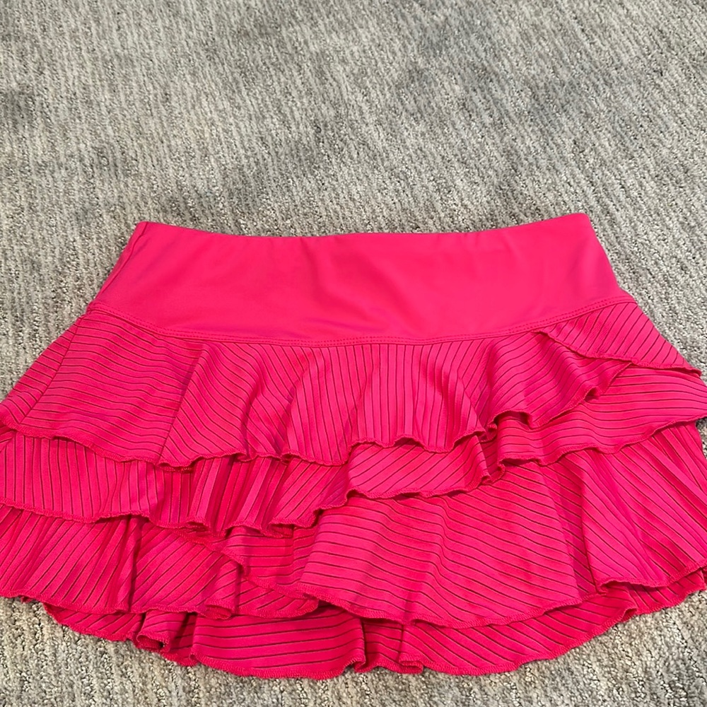 Lucky in love tennis golf skirt ruffle size medium